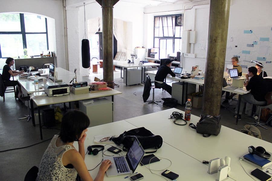 Illustrative — a professional workspace